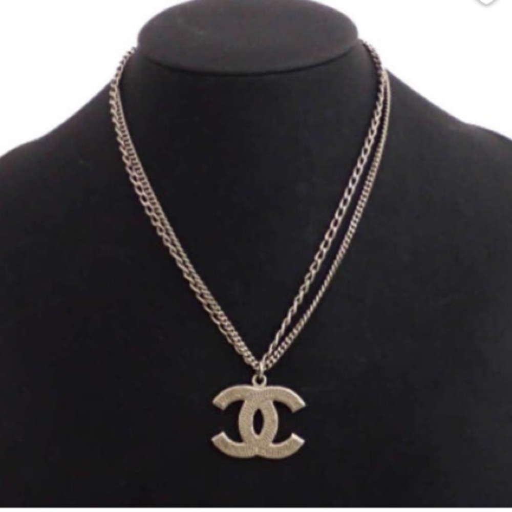 Chanel Vintage Double Chain CC Necklace..RARE💎